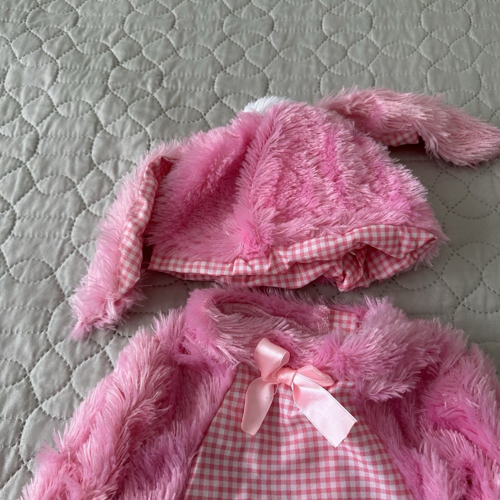 Rubies Infant Girls Pink Easter Bunny Rabbit Halloween Costume Size 6-12 Months - Picture 4 of 13